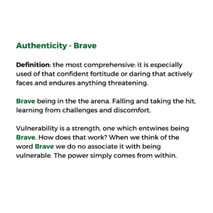 Authenticity - Brave