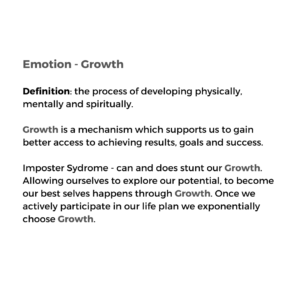 Emotion - Growth
