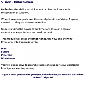 Pillar 7 Vision description