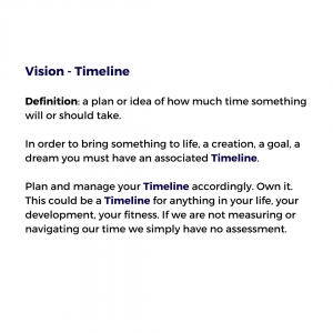 7 Vision - Timeline